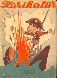 KARİKATÜR Edebi Haftalık Mizah Mecmuası 11 Ocak 1945 Sayı: 472 NDR95923 - Gökçekoleksiyon