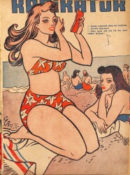 KARİKATÜR Edebi Haftalık Mizah Mecmuası 12 Eylül 1946 Sayı: 559 NDR96074 - Gökçekoleksiyon