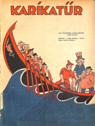 KARİKATÜR Edebi Haftalık Mizah Mecmuası 12 Nisan 1945 Sayı: 485 NDR95928 - Gökçekoleksiyon