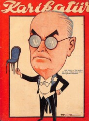 KARİKATÜR Edebi Haftalık Mizah Mecmuası 13 Aralık 1945 Sayı: 519 NDR95953 - Gökçekoleksiyon