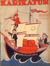KARİKATÜR Edebi Haftalık Mizah Mecmuası 14 Şubat 1946 Sayı: 529 NDR96096 - Gökçekoleksiyon