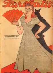 KARİKATÜR Edebi Haftalık Mizah Mecmuası 17 Ocak 1946 Sayı: 525 NDR96100 - Gökçekoleksiyon