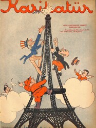 KARİKATÜR Edebi Haftalık Mizah Mecmuası 18 Nisan 1946 Sayı: 538 NDR96088 - Gökçekoleksiyon