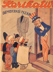 KARİKATÜR Edebi Haftalık Mizah Mecmuası 20 Eylül 1945 Sayı: 508 NDR95941 - Gökçekoleksiyon