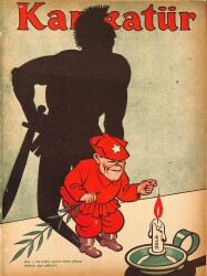 KARİKATÜR Edebi Haftalık Mizah Mecmuası 21 Kasım 1946 Sayı: 569 NDR96108 - Gökçekoleksiyon