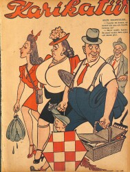 KARİKATÜR Edebi Haftalık Mizah Mecmuası 23 Mayıs 1946 Sayı: 543 NDR96086 - Gökçekoleksiyon