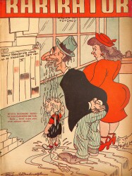 KARİKATÜR Edebi Haftalık Mizah Mecmuası 24 Ekim 1946 Sayı: 565 NDR96069 - Gökçekoleksiyon