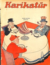 KARİKATÜR Edebi Haftalık Mizah Mecmuası 24 Mayıs 1945 Sayı: 491 NDR95933 - Gökçekoleksiyon
