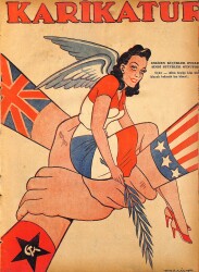 KARİKATÜR Edebi Haftalık Mizah Mecmuası 24 Ocak 1946 Sayı: 526 NDR96099 - Gökçekoleksiyon
