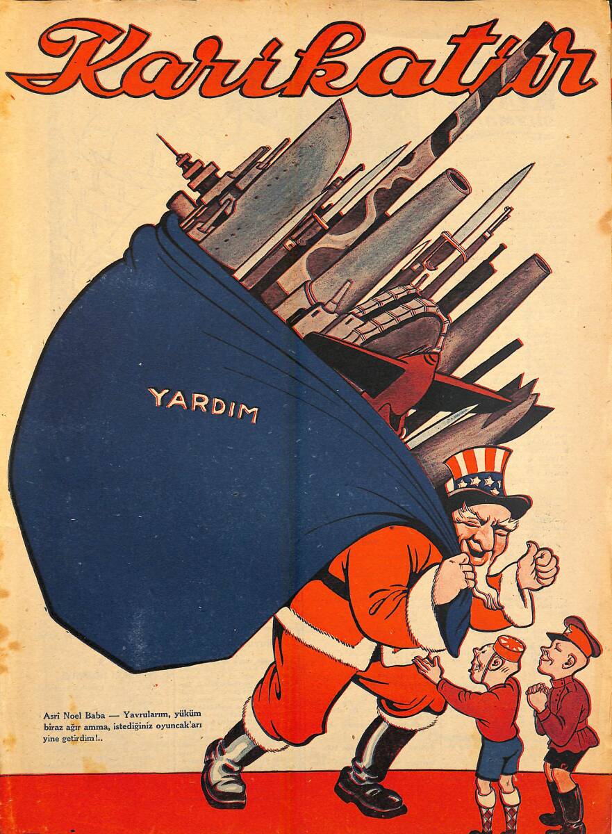 KARİKATÜR Edebi Haftalık Mizah Mecmuası 25 Ocak 1941 Sayı: 313 NDR96065 - 1