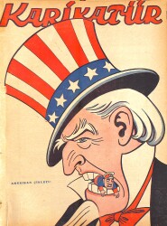 KARİKATÜR Edebi Haftalık Mizah Mecmuası 25 Ocak 1945 Sayı: 474 NDR95924 - Gökçekoleksiyon