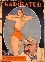 KARİKATÜR Edebi Haftalık Mizah Mecmuası 28 Ağustos 1937 Sayı: 87 NDR96158 - Gökçekoleksiyon
