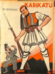 KARİKATÜR Edebi Haftalık Mizah Mecmuası 28 Kasım 1940 Sayı: 257 NDR95880 - Gökçekoleksiyon