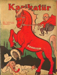 KARİKATÜR Edebi Haftalık Mizah Mecmuası 28 Kasım 1946 Sayı: 570 NDR96107 - Gökçekoleksiyon