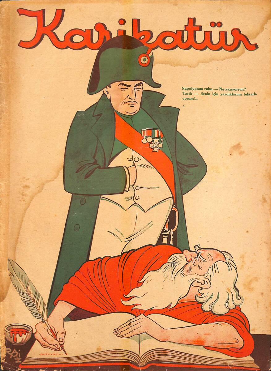 KARİKATÜR Edebi Haftalık Mizah Mecmuası 28 Ocak 1943 Sayı: 370 NDR95864 - 1