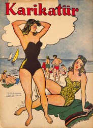 KARİKATÜR Edebi Haftalık Mizah Mecmuası 29 Ağustos 1946 Sayı: 557 NDR96076 - Gökçekoleksiyon