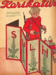 KARİKATÜR Edebi Haftalık Mizah Mecmuası 3 Ocak 1946 Sayı: 523 NDR96102 - Gökçekoleksiyon