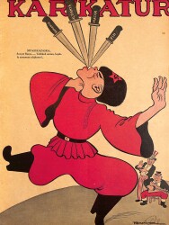 KARİKATÜR Edebi Haftalık Mizah Mecmuası 3 Temmuz 1941 Sayı: 288 NDR96144 - Gökçekoleksiyon