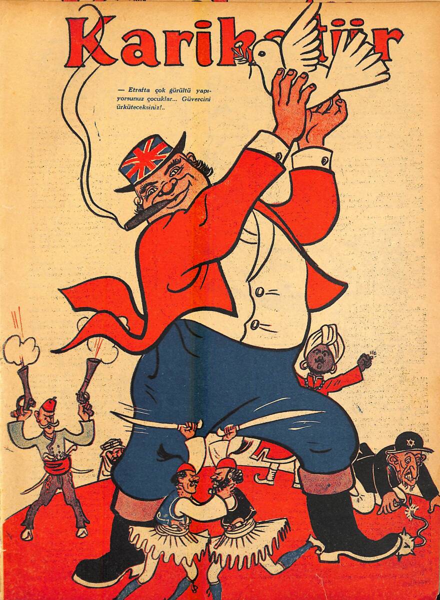 KARİKATÜR Edebi Haftalık Mizah Mecmuası 30 Ocak 1947 Sayı: 579 NDR95887 - 1