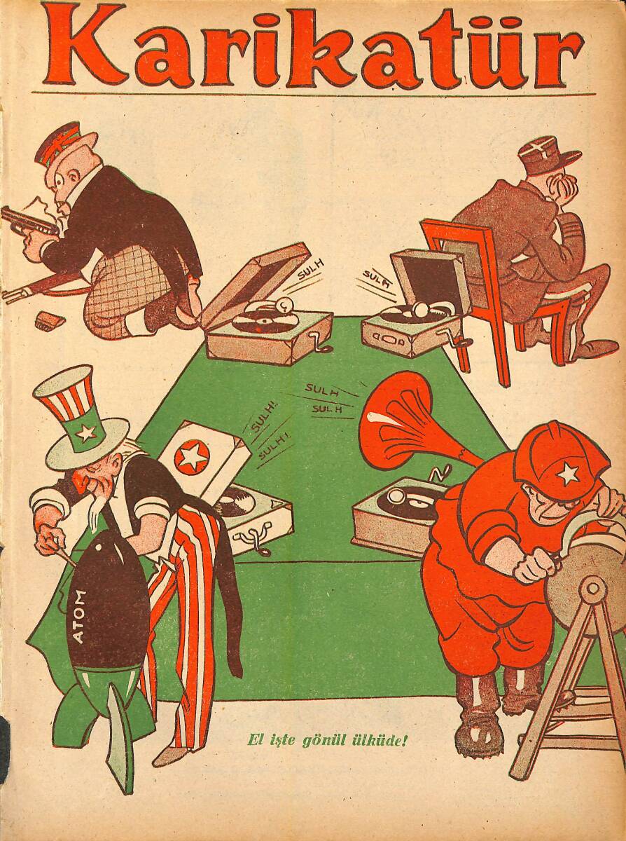 KARİKATÜR Edebi Haftalık Mizah Mecmuası 31 Ekim 1946 Sayı: 566 NDR96068 - 1