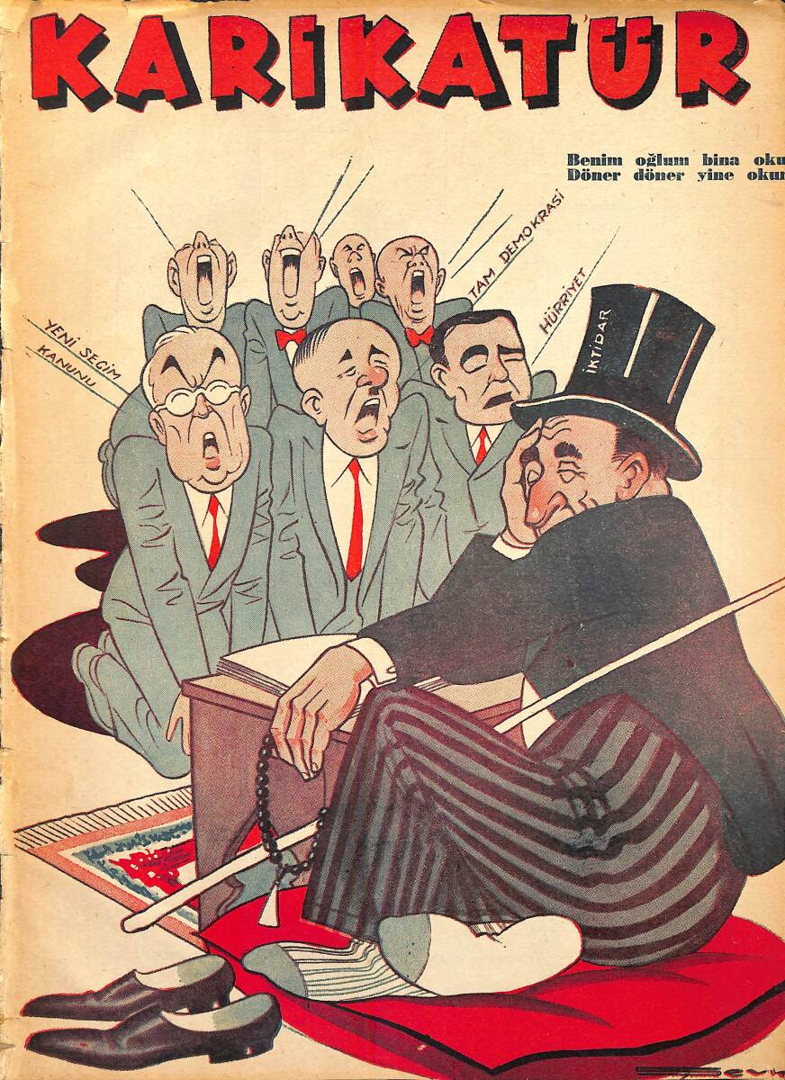 KARİKATÜR Edebi Haftalık Mizah Mecmuası 4 Aralık 1947 Sayı: 623 NDR95902 - 1