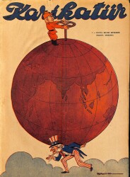 KARİKATÜR Edebi Haftalık Mizah Mecmuası 4 Nisan 1946 Sayı: 536 NDR96090 - Gökçekoleksiyon