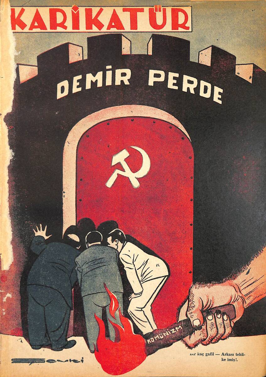 KARİKATÜR Edebi Haftalık Mizah Mecmuası 5 Şubat 1948 Sayı: 632 NDR95910 - 1