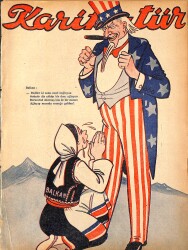 KARİKATÜR Edebi Haftalık Mizah Mecmuası 6 Eylül 1945 Sayı: 506 NDR95940 - Gökçekoleksiyon