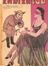 KARİKATÜR Edebi Haftalık Mizah Mecmuası 6 Mart 1941 Sayı: 271 NDR96133 - Gökçekoleksiyon