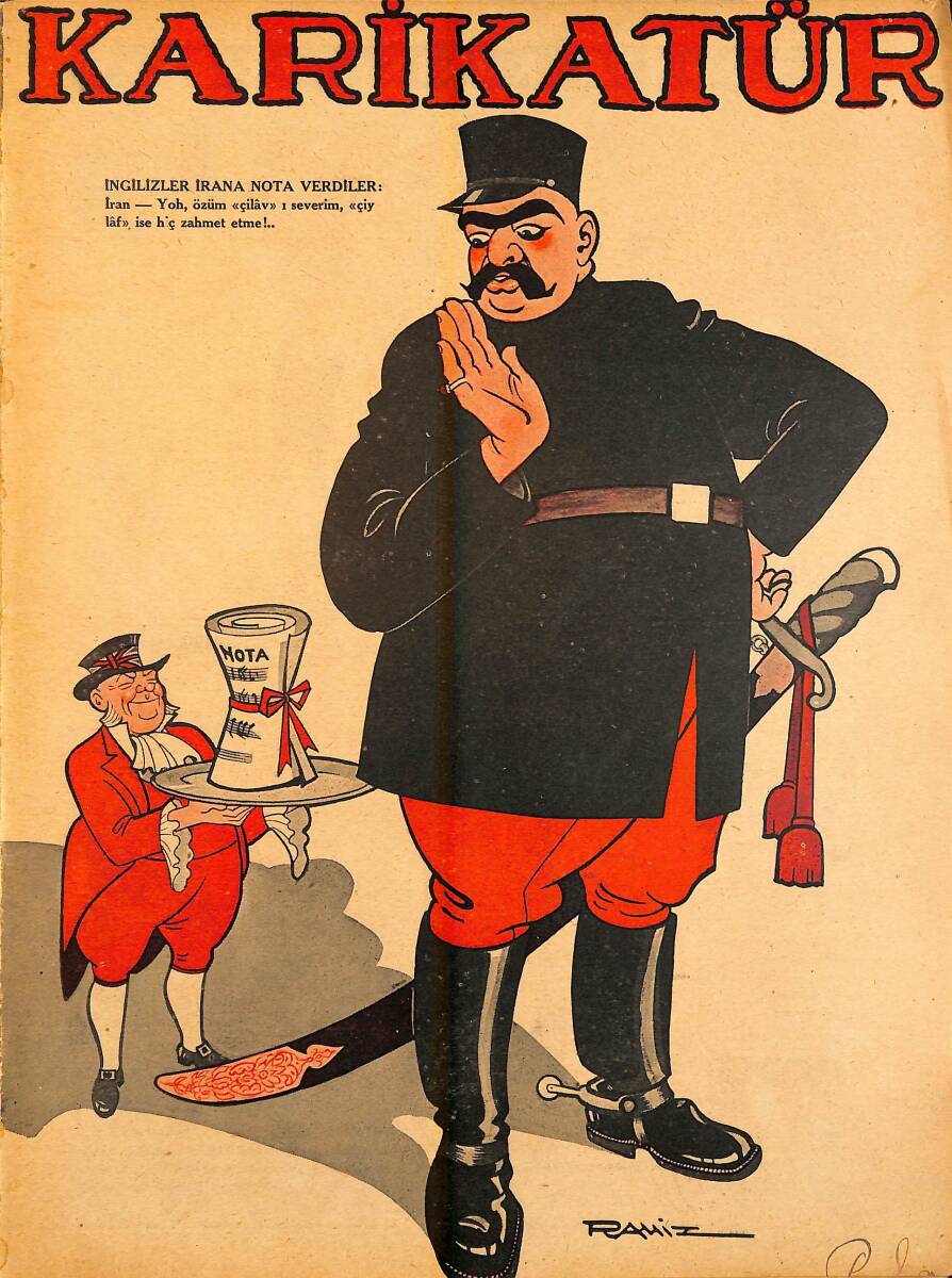 KARİKATÜR Edebi Haftalık Mizah Mecmuası 7 Ağustos 1941 Sayı: 293 NDR96055 - 1