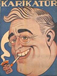 KARİKATÜR Edebi Haftalık Mizah Mecmuası 7 Ekim 1943 Sayı: 406 NDR95858 - Gökçekoleksiyon