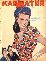 KARİKATÜR Edebi Haftalık Mizah Mecmuası 7 Haziran 1945 Sayı: 493 NDR95935 - Gökçekoleksiyon