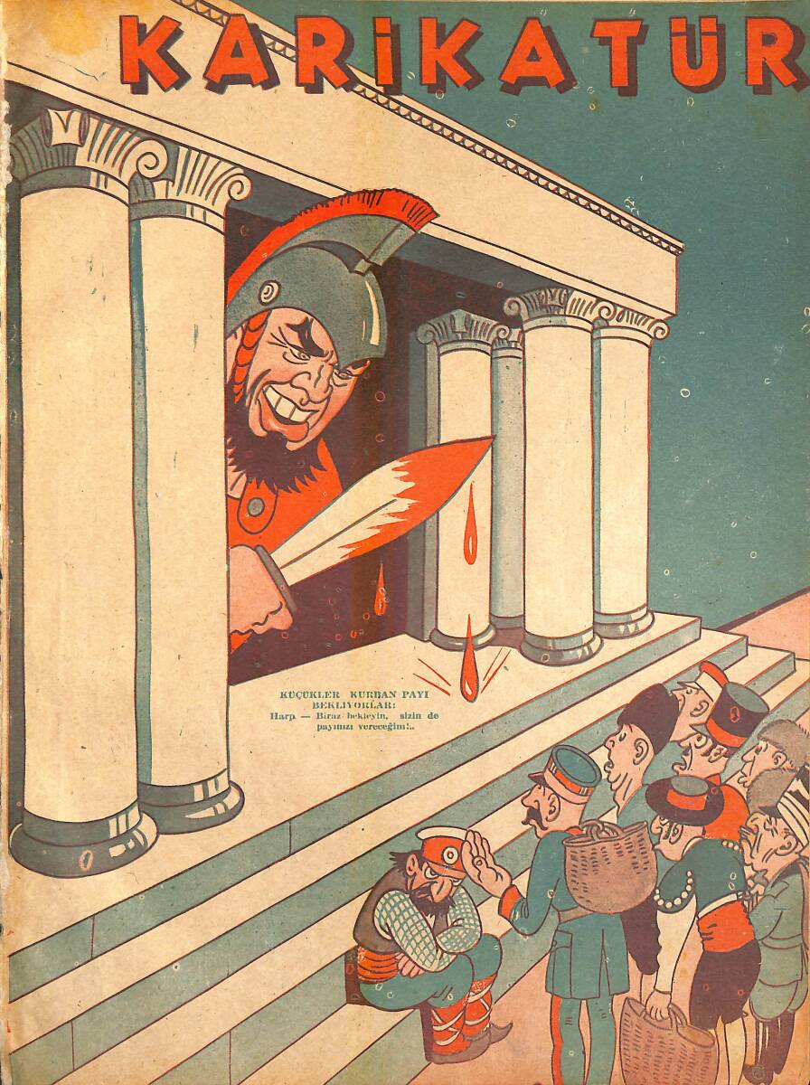 KARİKATÜR Edebi Haftalık Mizah Mecmuası 9 Aralık 1943 Sayı: 415 NDR95852 - 1