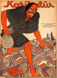 KARİKATÜR Edebi Haftalık Mizah Mecmuası 9 Eylül 1943 Sayı: 402 NDR95859 - Gökçekoleksiyon