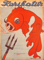 KARİKATÜR Edebi Haftalık Mizah Mecmuası Sayı:317 22 İkincikanun 1942 NDR95569 - Gökçekoleksiyon