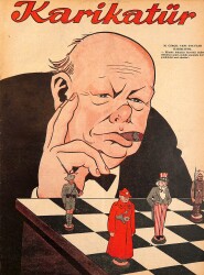 KARİKATÜR Edebi Haftalık Mizah Mecmuası Sayı:318 29 İkincikanun 1942 NDR95570 - Gökçekoleksiyon