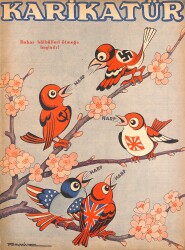 KARİKATÜR Edebi Haftalık Mizah Mecmuası Sayı:325 19 Mart 1942 NDR95565 - Gökçekoleksiyon