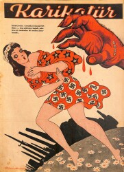 KARİKATÜR Edebi Haftalık Mizah Mecmuası Sayı:329 16 Nisan 1942 NDR95580 - Gökçekoleksiyon