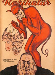 KARİKATÜR Edebi Haftalık Mizah Mecmuası Sayı:335 28 Mayıs 1942 NDR95585 - Gökçekoleksiyon