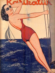 KARİKATÜR Edebi Haftalık Mizah Mecmuası Sayı:337 11 Haziran 1942 NDR95587 - Gökçekoleksiyon