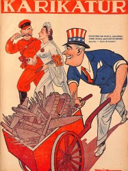 KARİKATÜR Edebi Haftalık Mizah Mecmuası Sayı:338 18 Haziran 1942 NDR95588 - Gökçekoleksiyon