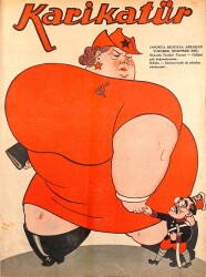 KARİKATÜR Edebi Haftalık Mizah Mecmuası Sayı:350 10 Eylül 1942 NDR95599 - Gökçekoleksiyon