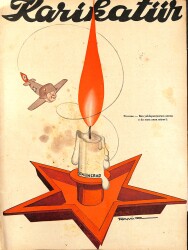 KARİKATÜR Edebi Haftalık Mizah Mecmuası Sayı:358 5 Birinciteşrin 1942 NDR95606 - Gökçekoleksiyon