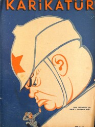 KARİKATÜR Edebi Haftalık Mizah Mecmuası Sayı:362 3 Birincikanun 1942 NDR95610 - Gökçekoleksiyon