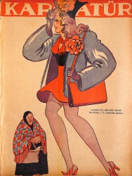 KARİKATÜR Edebi Haftalık Mizah Mecmuası Sayı:425 17 Şubat 1944 NDR95645 - Gökçekoleksiyon