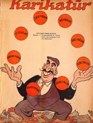 KARİKATÜR Edebi Haftalık Mizah Mecmuası Sayı:427 2 Mart 1944 NDR95646 - Gökçekoleksiyon