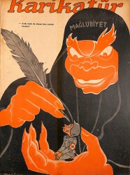 KARİKATÜR Edebi Haftalık Mizah Mecmuası Sayı:450 10 Ağustos 1944 NDR95654 - Gökçekoleksiyon