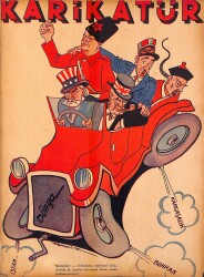 KARİKATÜR Edebi Haftalık Mizah Mecmuası Sayı:468 14 İlkkanun 1944 NDR95705 - Gökçekoleksiyon