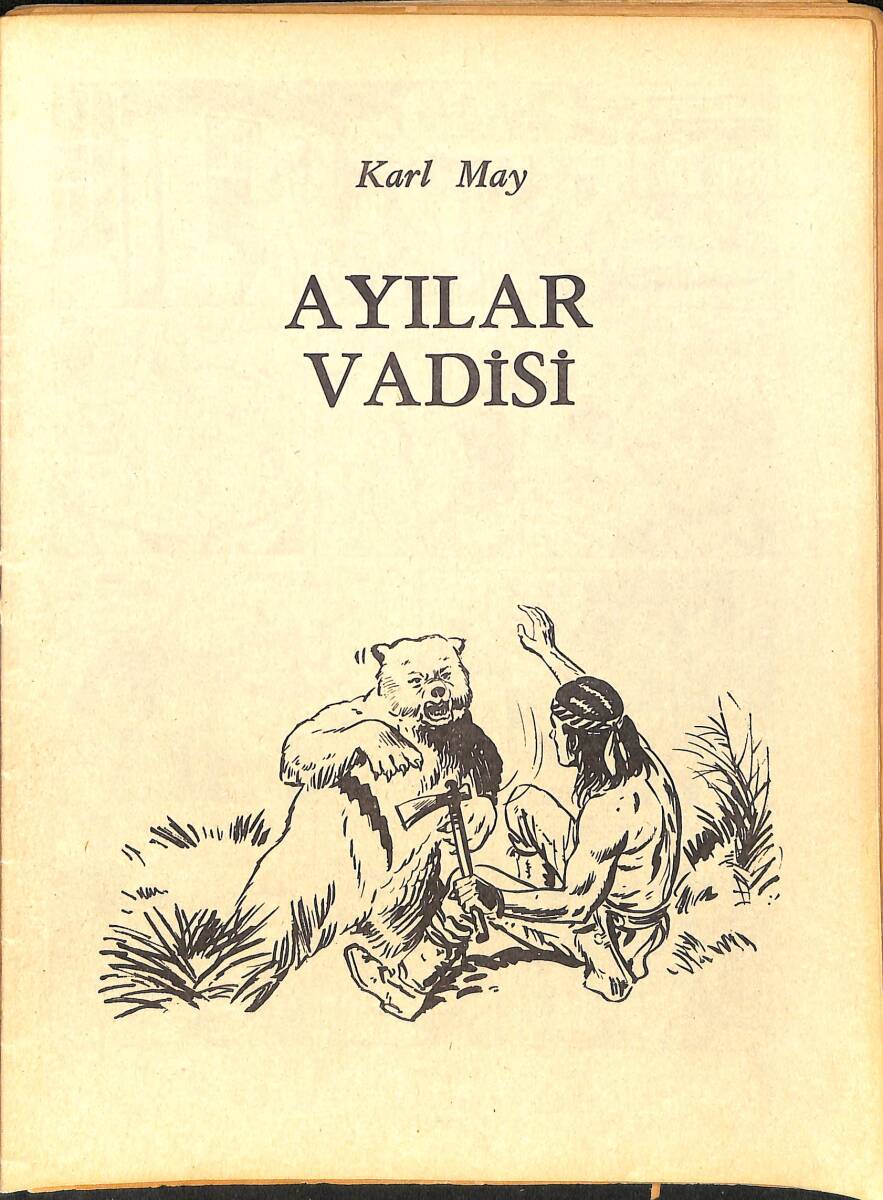 Karl May - Ayılar Vadisi Çizgi Roman NDR98224 - 1