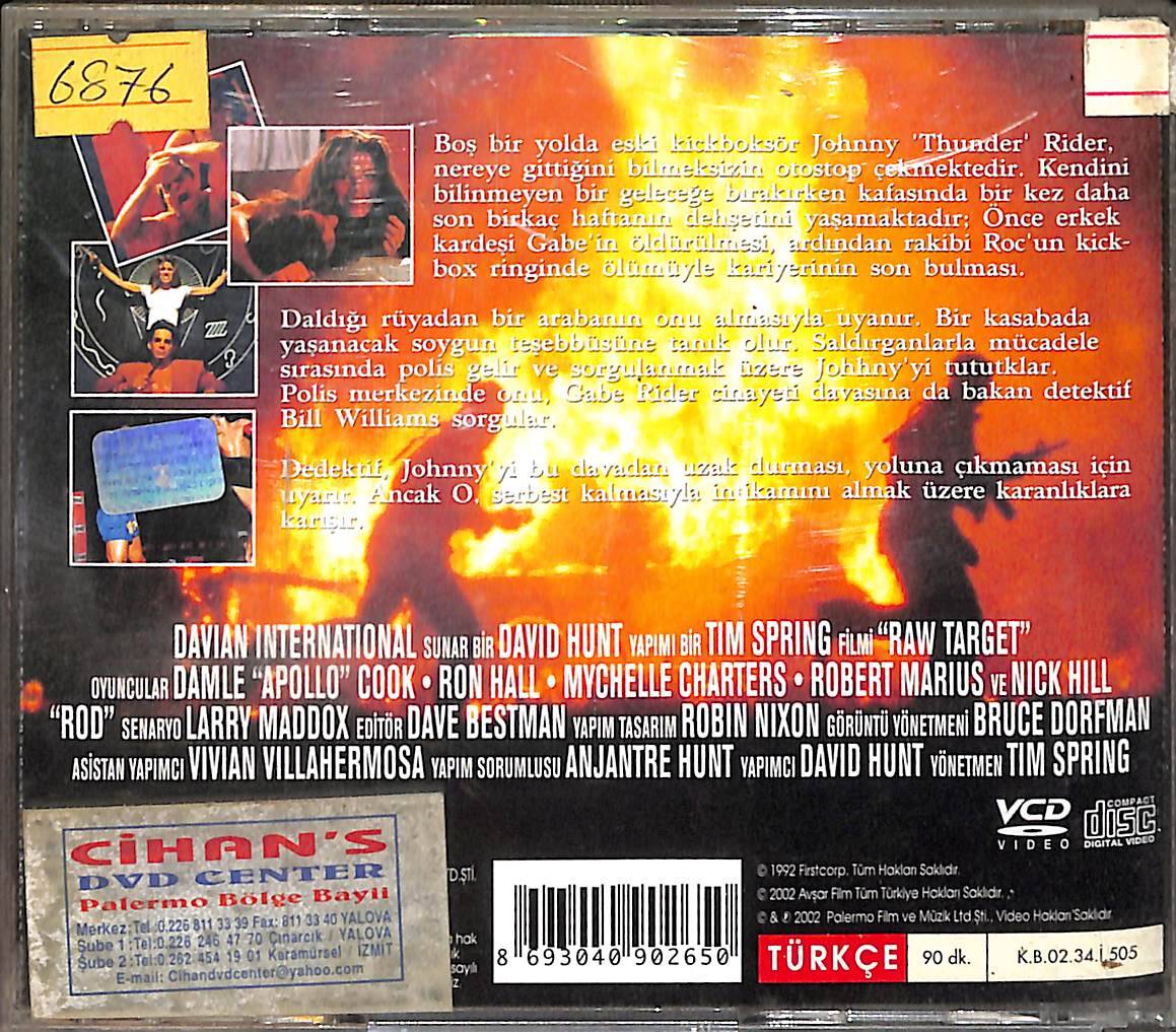Kartal Vuruşu - Raw Target (1995) ***NADİR FİLM*** VCD Film (İkinci El) VCD27858 - 2